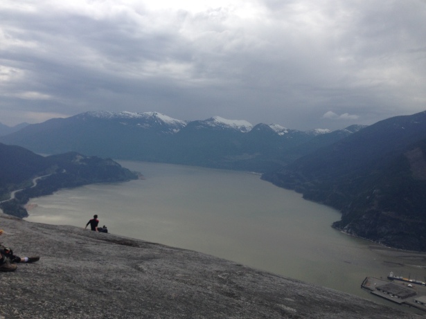 Hiking in Vancouver. The Chief. It's pretty high. Made it though. 