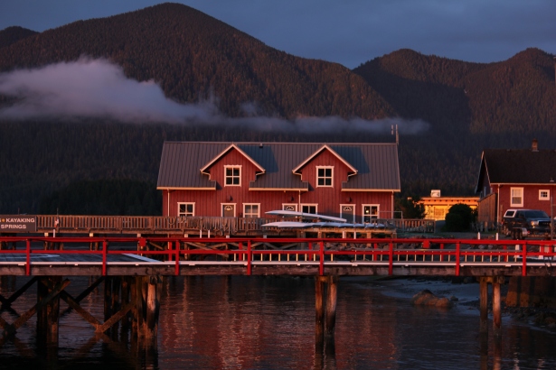 Tofino house on the water